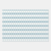 Baby Blauw Rustiek Romantisch & Elegant Inpakpapier Vel (Voorkant)