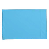 Baby Blauw Standaard Maat Kussen Hoesje Paar Kussensloop (Voorkant-Rechts)