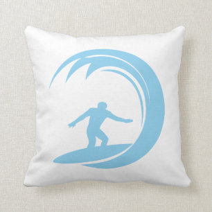 Baby Blauw Surfen Kussen