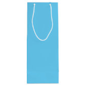 Baby blauw wijn cadeautas (Achterkant)