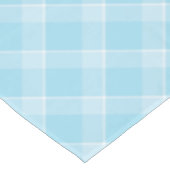Baby Blauw & Wit Pastel Plaid Tafelkleed – Lente (Gekanteld)