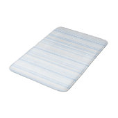 Baby Blauw Witte Strepen Badmat (Gekanteld)