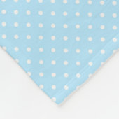Baby Blauwe Dinosaurus Chevron Persoonlijk Fleece Deken (Hoek)