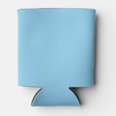 Baby Blauwe Effen Kleur Blikjeskoeler (Voorkant)
