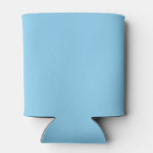 Baby Blauwe Effen Kleur Blikjeskoeler (Achterkant)