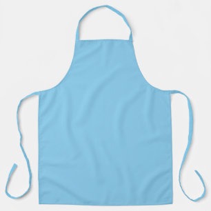 Baby Blauwe Effen Kleur Schort