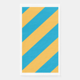 Baby Blauwe en Gele Strepen Servet