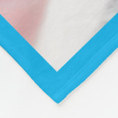 Baby Blauwe Foto Fleece Deken (Hoek)