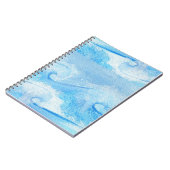 Baby Blauwe Golven Notitieboek (Linkerzijde)