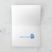 Baby Blauwe Olifant Kaart (Binnen)