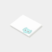 Baby Blauwe Olifant Tekening Post-it® Notes (Schuin)