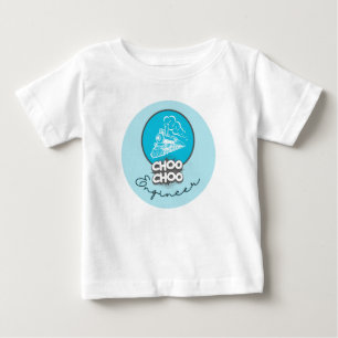 Baby Blauwe Trein Choo Choo Machinist Kinderen T-S