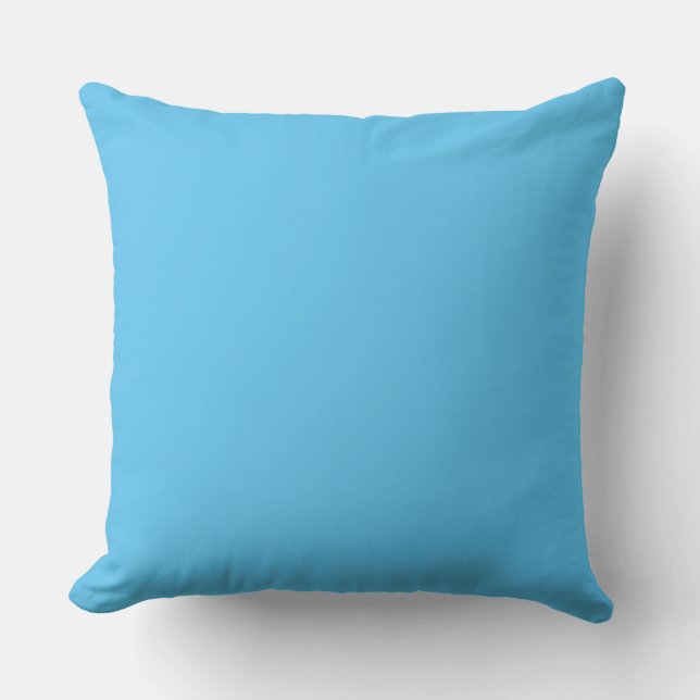 Baby Blauwe Worpkussen 50 x 50 cm Kussen (Voorkant)