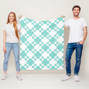 BABY Blauwgroen blauwe quilt Shower Party Fleece B Deken