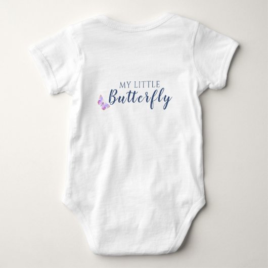 Baby Blessing Butterfly Heart Romper (Achterkant)