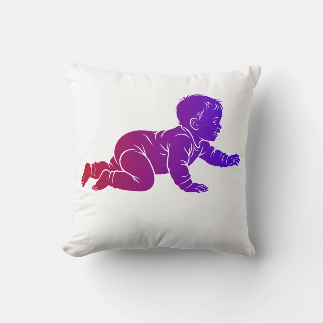 baby blij kussen (Voorkant)