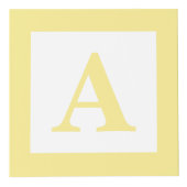 Baby Block Sonogram zwangerschapsaankondiging Foto Kubus (Rechts)