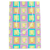 Baby Blok Chicks-Gift Bag M Medium Cadeauzakje (Voorkant)