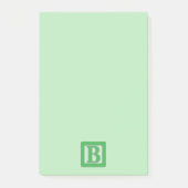 Baby blok Letter B 4x6-inch laptop Post-it® Notes (Voorkant)