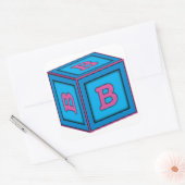 Baby Blokkeer Stickers - letter "B" (Envelop)