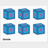 Baby Blokkeer Stickers - letter "N" (Vel)