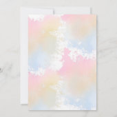 Baby Blokken Baby shower Kaart (Achterkant)