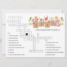 Baby Blokken, Beren, en Wildflower Crossword Game