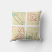 Baby Blokken door Chariklia Zarris Kussen (Achterkant)