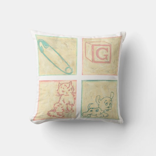 Baby Blokken door Chariklia Zarris Kussen (Voorkant)