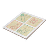 Baby Blokken door Chariklia Zarris Tegeltje (Zijkant)