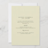 Baby Blokken Uitnodiging Baby shower (Achterkant)