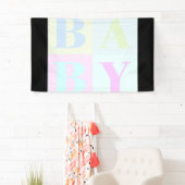 Baby blokletters spandoek (Insitu)