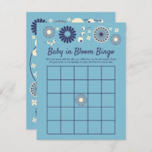 Baby Bloom Douche Bingo Spel Kaarten
