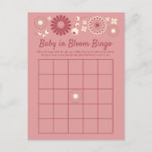 Baby Bloom Douche Bingo Spel Kaarten (Voorkant)