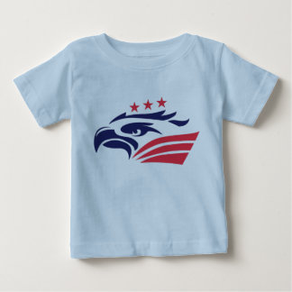 Baby Blue 2024 Verkiezing Amerikaanse Baby T-Shirt