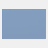 Baby Blue Arabesque Pattern Gift Wrapping Paper (Voorkant 3)