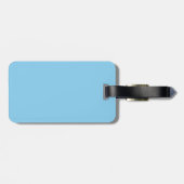 Baby Blue Bagagelabel (Achterkant horizontaal)