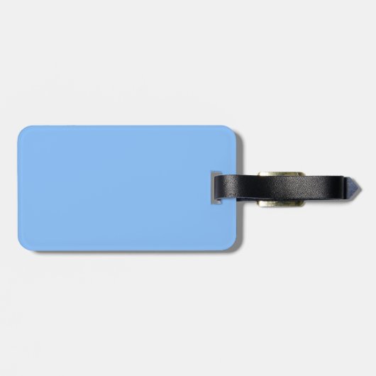 Baby Blue Bagagelabel (Achterkant horizontaal)
