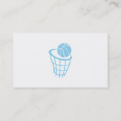 Baby Blue Basketball Visitekaartje (Achterkant)