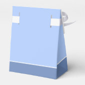 Baby Blue Bird Baby shower Favor Box Bedankdoosjes (Achterkant)