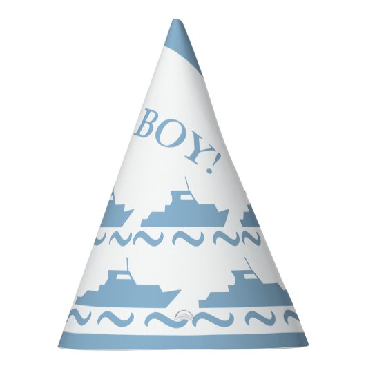 Baby Blue Boat Feesthoedjes (Rechts)