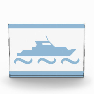 Baby Blue Boat Fotoblokken