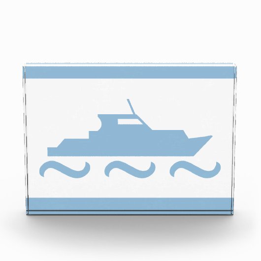 Baby Blue Boat Fotoblokken (Voorkant)