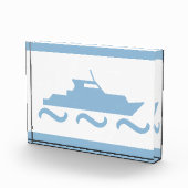 Baby Blue Boat Fotoblokken (Rechts)
