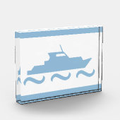 Baby Blue Boat Fotoblokken (Links)