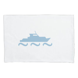 Baby Blue Boat Kussensloop