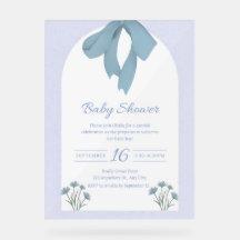 Baby Blue Bow Baby shower