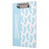 Baby Blue, Boy Baby Feet Klembord (Links)