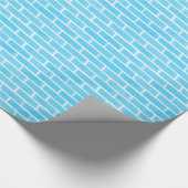 Baby Blue Bricks Cadeaupapier (Hoek)