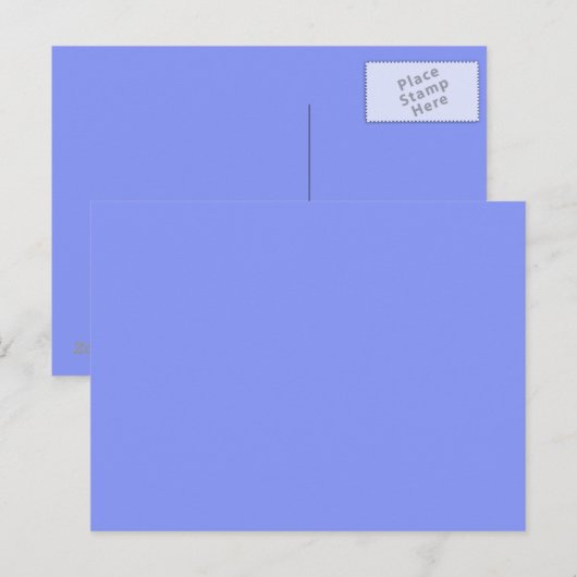Baby Blue Briefkaart (Voorkant / Achterkant)
